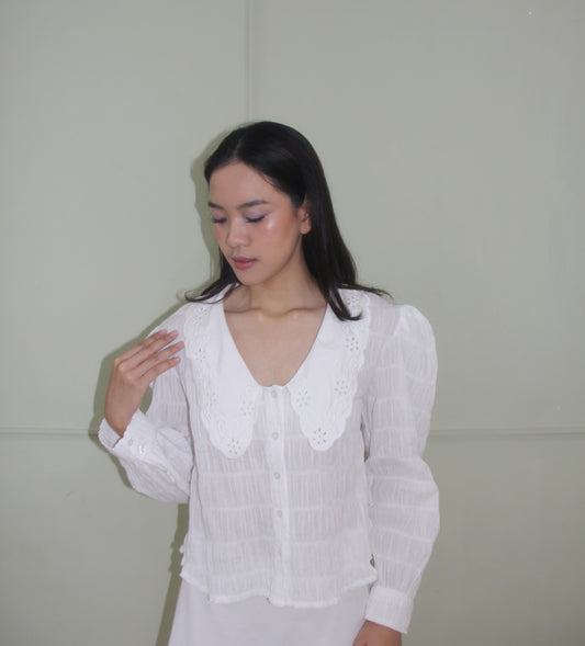DOLLY'S WISH TOP OFF WHITE