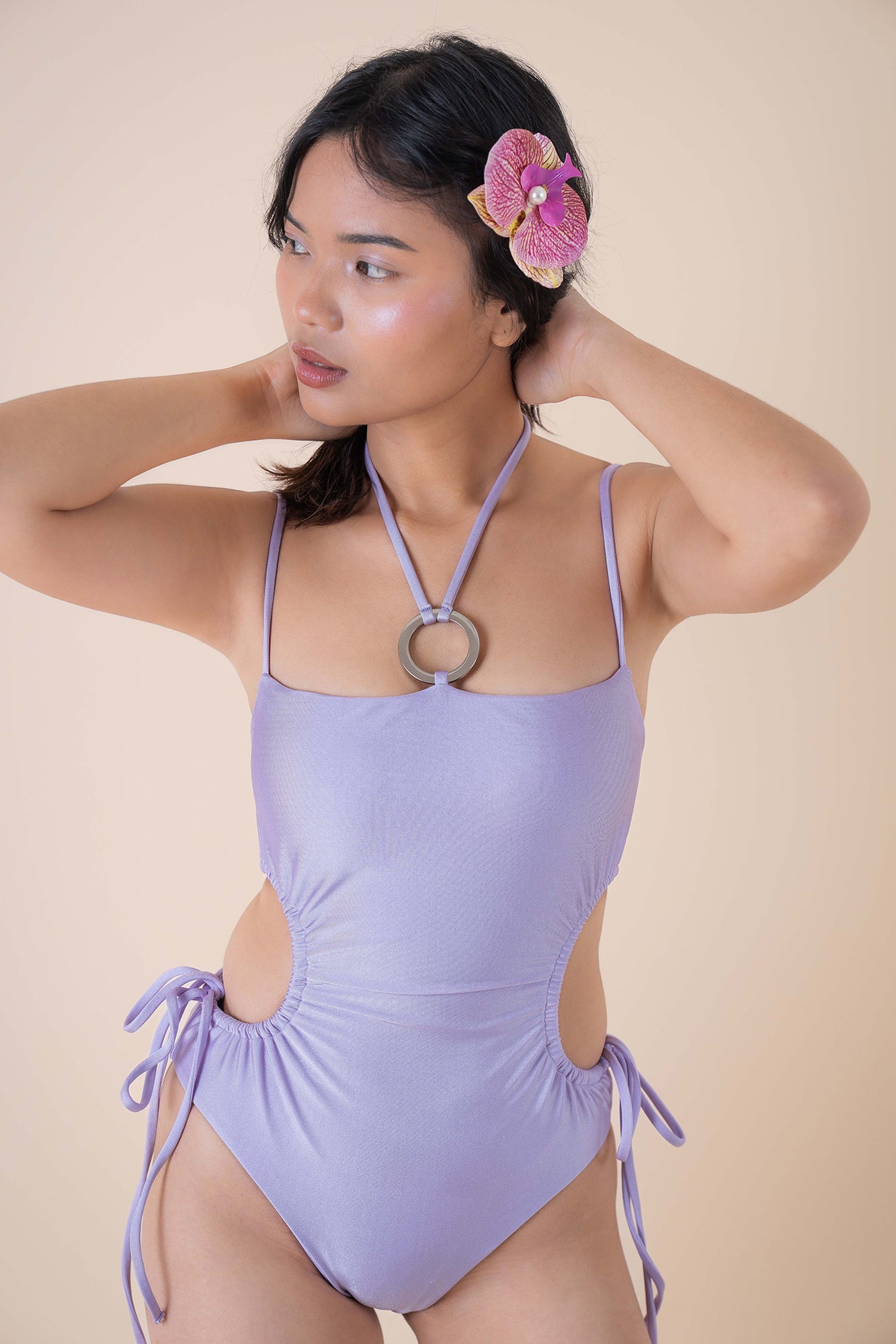 MAILLOT DE BAIN 1 PIÈCE VIOLET